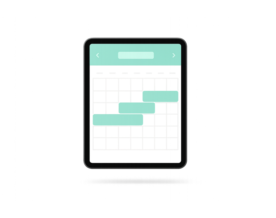 Calendario de vacaciones y ausencias de Humano