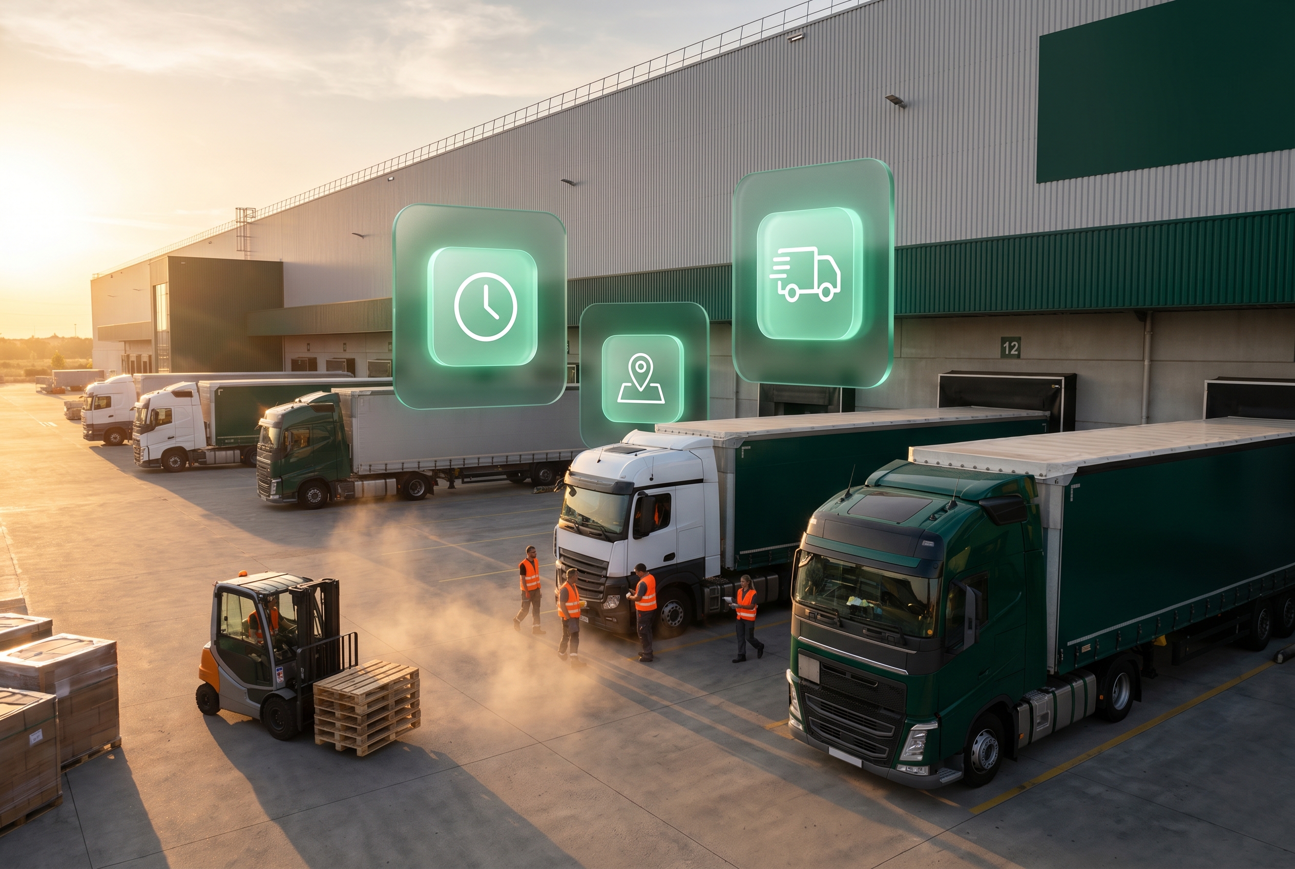 HR software for the logistics and transport sector in a distribution centre