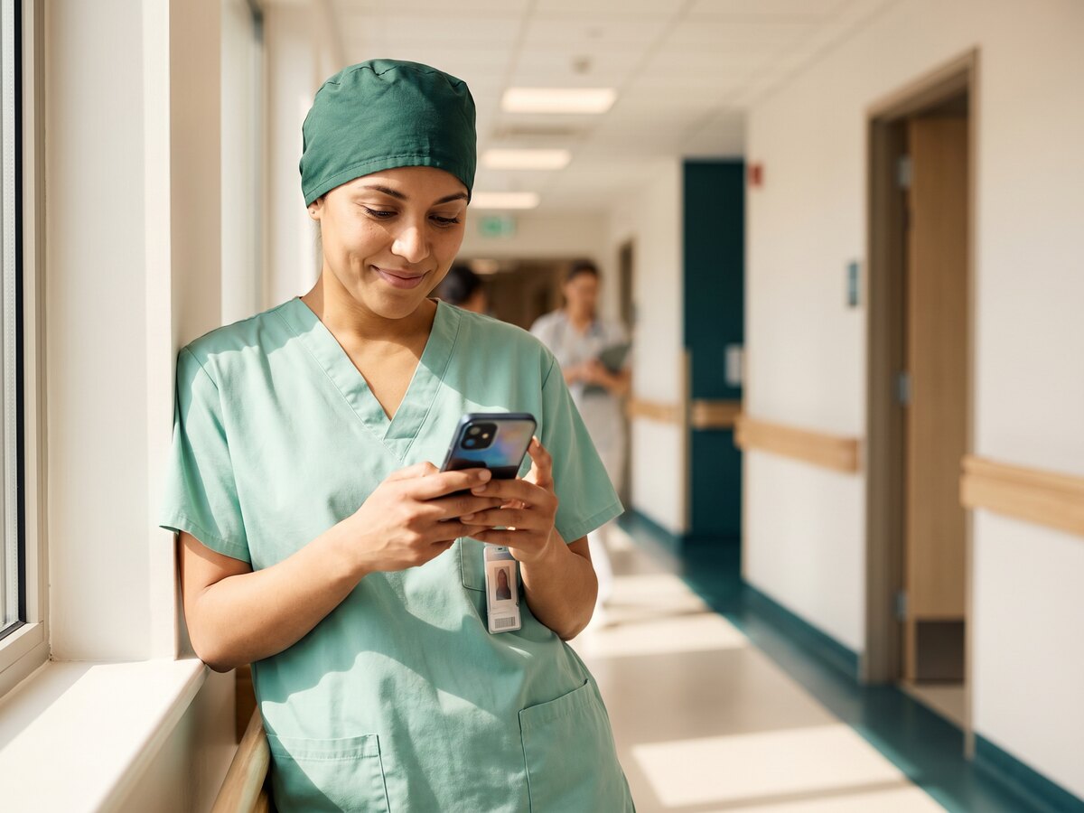 WhatsApp communication to shift-working healthcare staff